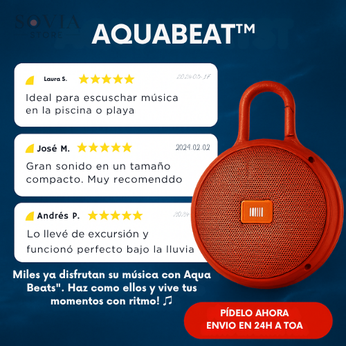 ALTAVOZ BLUEROOTH 3 EN 1 👉 AQUABEATS™💦🔊