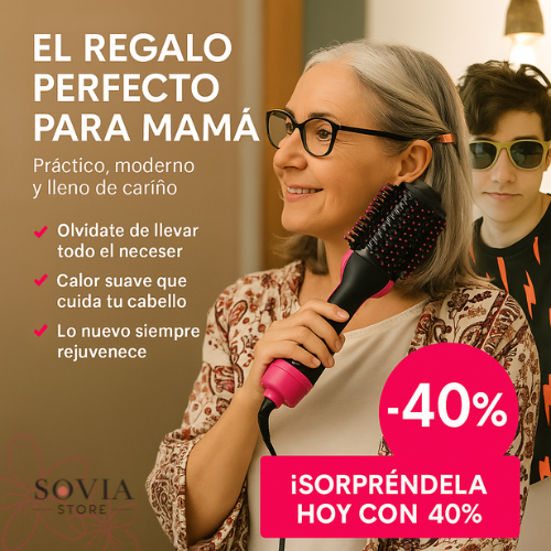 CEPILLO SECADOR RIZADOR 3 EN 1 ✨ BREZETWIST™🫰🏾