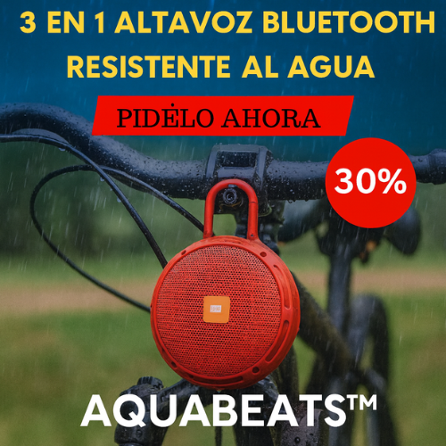 ALTAVOZ BLUEROOTH 3 EN 1 👉 AQUABEATS™💦🔊