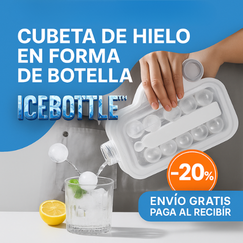 CUBIERTA DE HIELO EN FORMA DE BOTELLA  ICEBOTTLE™ 🧊