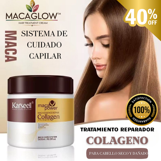 TRATAMIENTO CAPILAR CON CÓLAGENO - MACAGLOW™