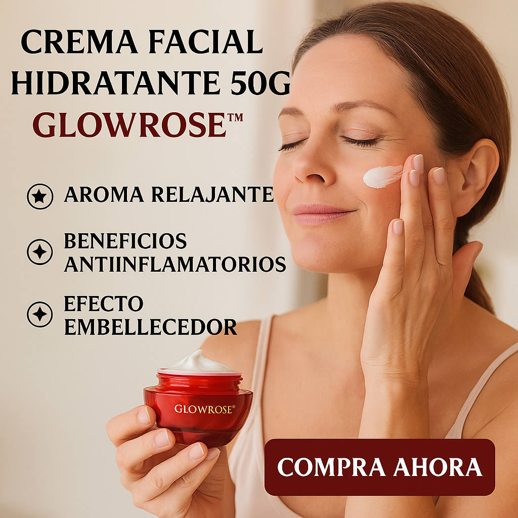 CREMA FACIAL HIDRATANTE 50G. - GLOWROSE™