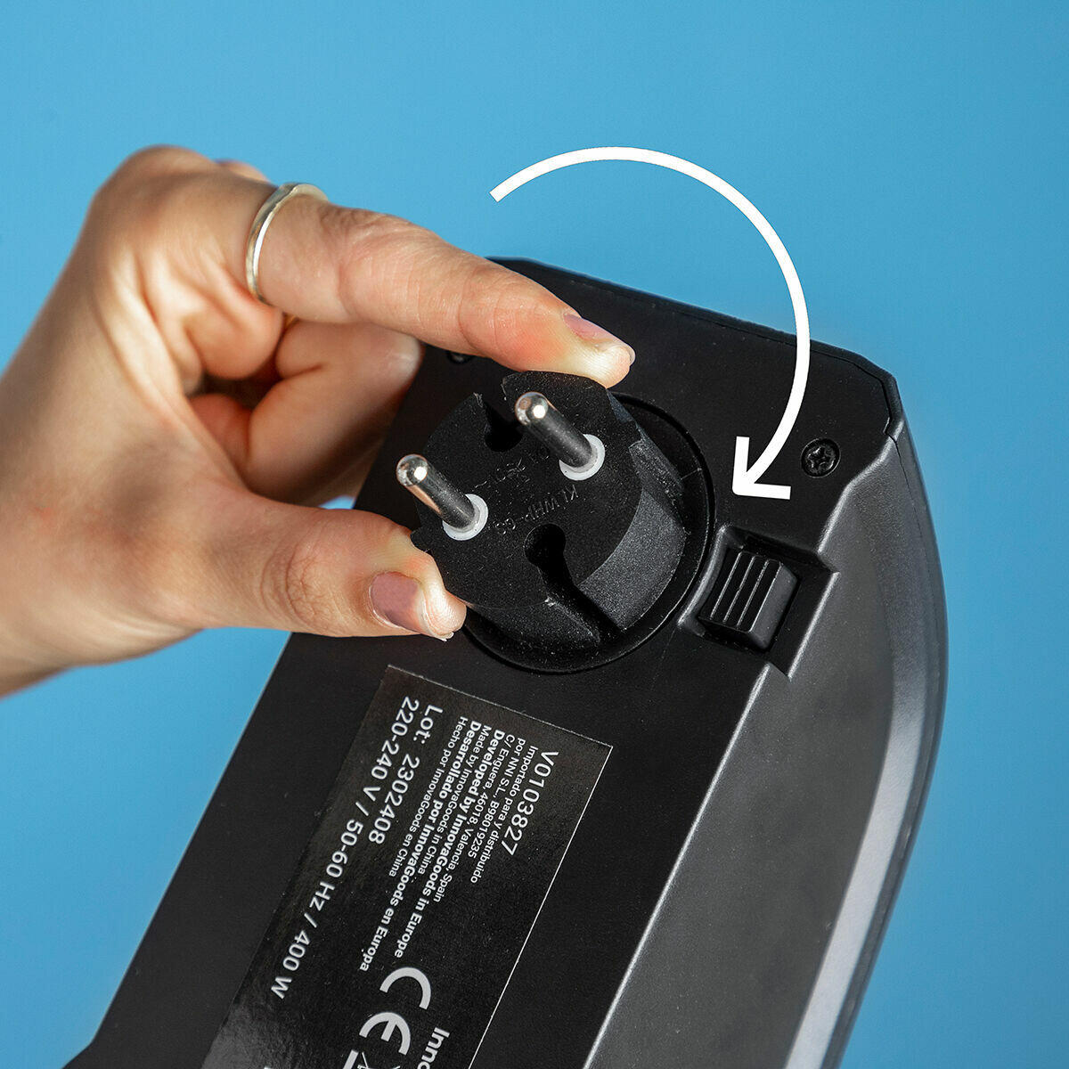 MINI CALEFACTOR CON ENCHUFE DE PARER WarmPod™ 400W